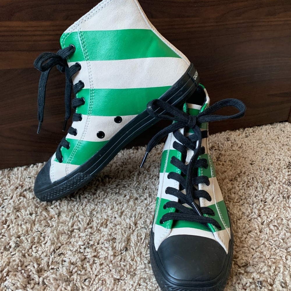 Calvin Klein suede high tops